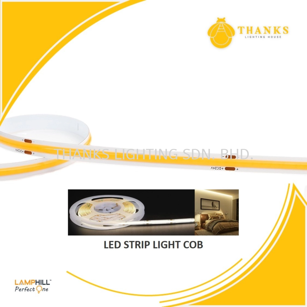 LED Strip Light COB 24V Single Colour