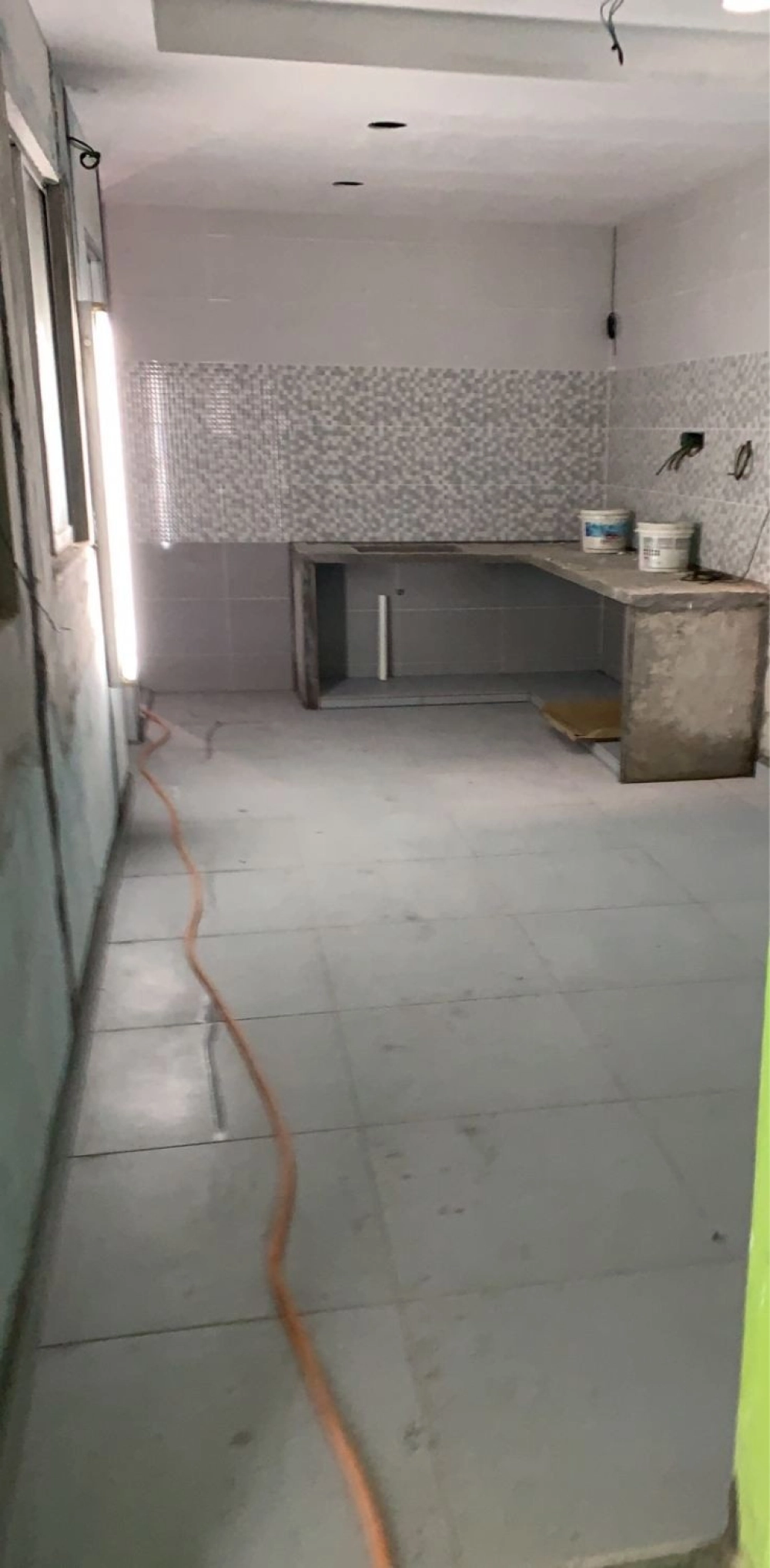 Wall Tile & New Concrete Table Top