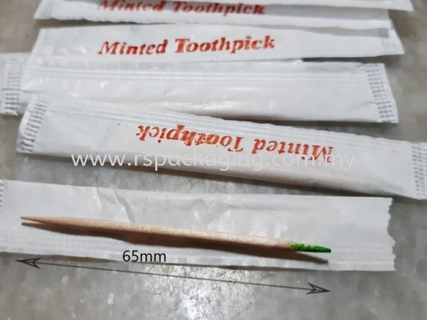 Toothpick Wrapper with Minted