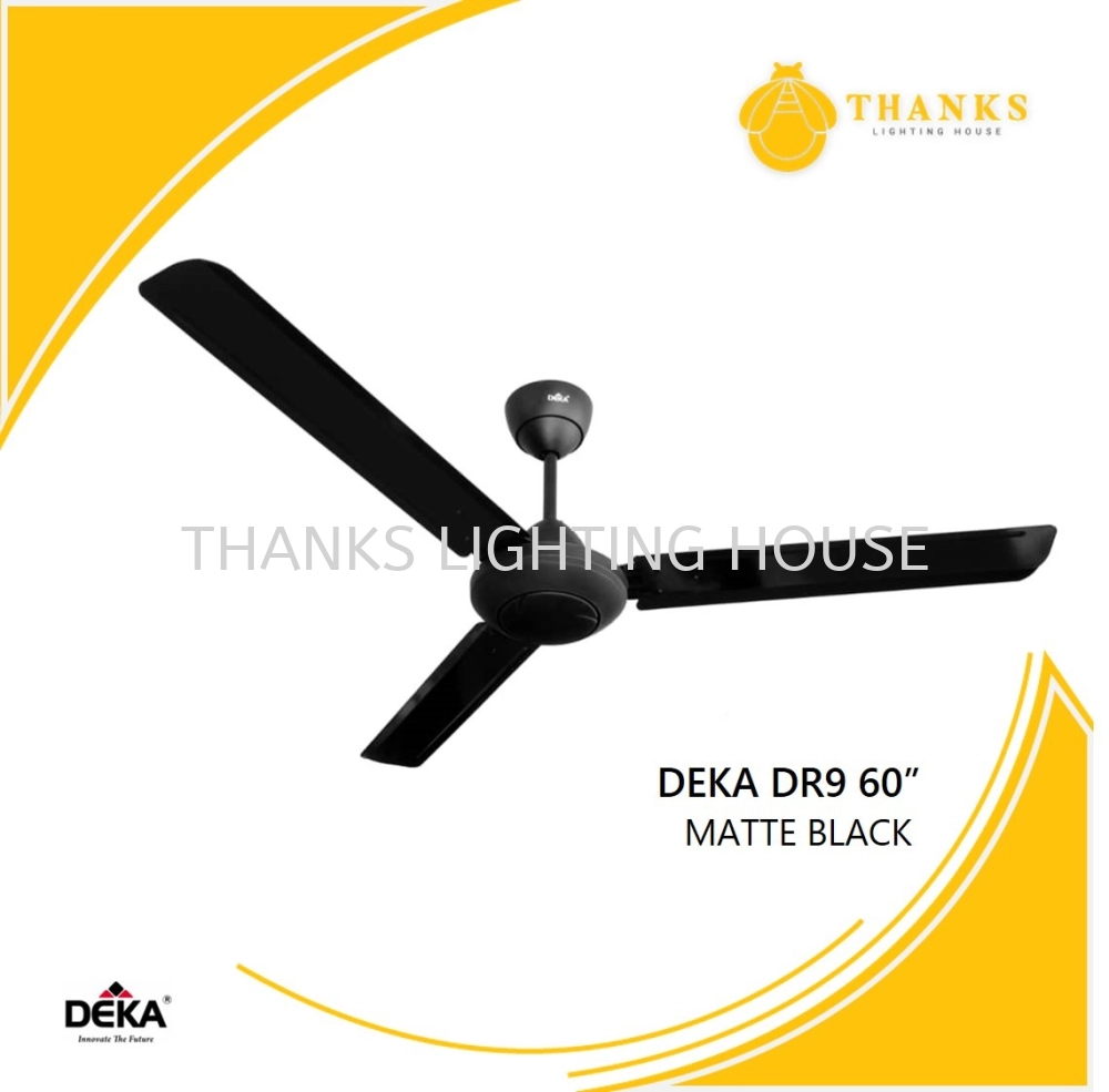 DEKA DR9 60" REGULATOR CEILING FAN