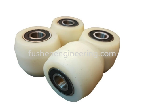 80mm x 70mm Nylon Wheel c/w 6204 bearing (For FUSHEN Brand only))