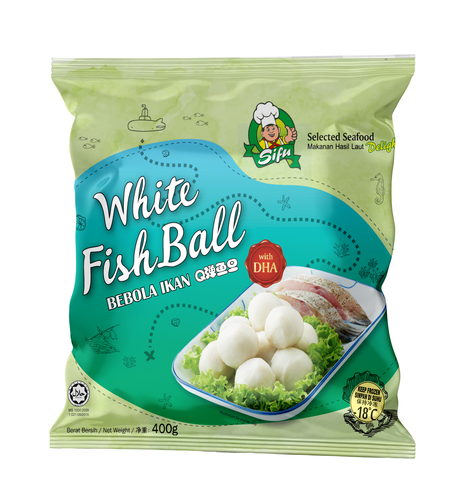 Sifu White Fish Ball DHA