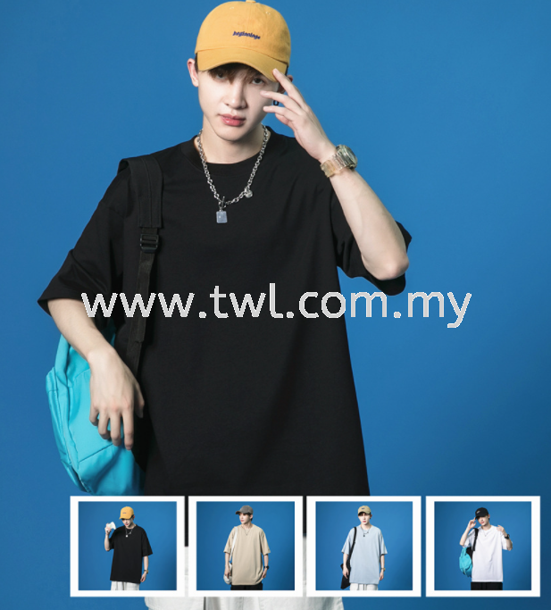 TS021 Baju 21s 280g Oversized T-Shirt