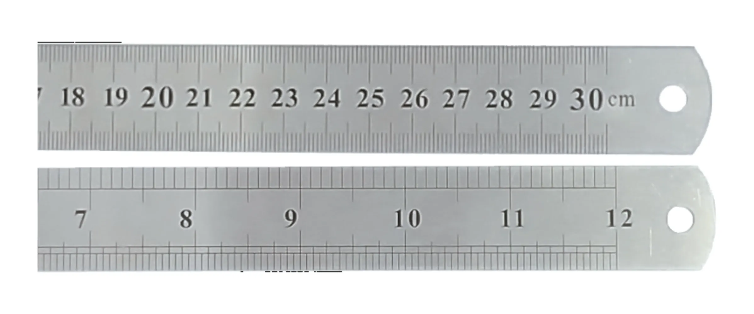 Flexible Rustless Steel Rules - Metric/Inch on Each Side