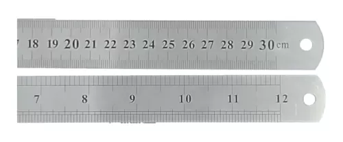 Flexible Rustless Steel Rules - Metric/Inch on Each Side