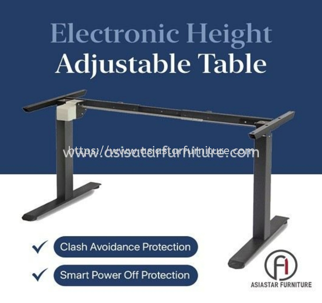 4' ERGONOMIC TABLE / 4' HEIGHT ADJUSTABLE TABLE (BLACK)