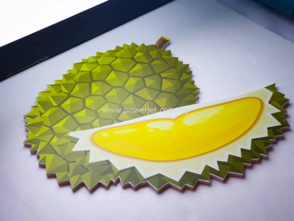 Foamboard Display - Food Event Durian Props