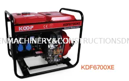 'KOOP' Open Frame Diesel Generator KDF6700XE