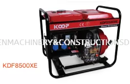 'KOOP' Open Frame Diesel Generator KDF8500XE