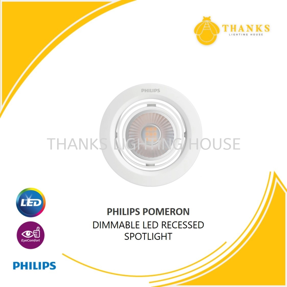 PHILIPS POMERON DIMMABLE LED SPOTLIGHT 5W 7W 2700K 4000K