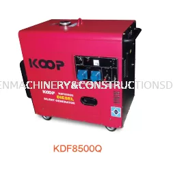 Low Noise Diesel Generator KDF8500Q