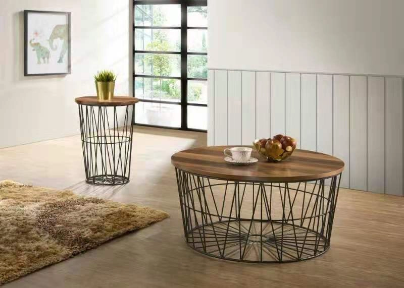 CT 1213 (METAL) END TABLE + CT 1214 (METAL) COFFEE TABLE