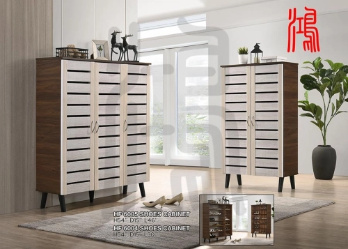 HF 6004 & 6005 Wooden Shoe Cabinet 