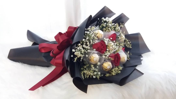 CHOC 15 Chocolate Bouquet Hand Bouquet  Melaka, Malaysia Delivery, Supplier, Supply | Paradise Flower House