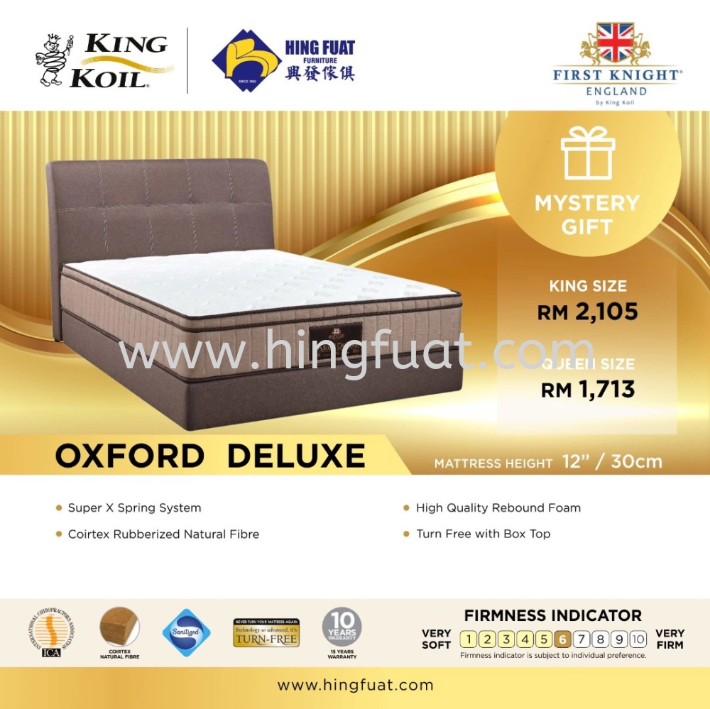 KING KOIL First Knight Oxford Deluxe Mattress