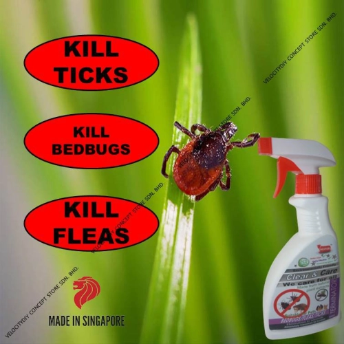 （消灭臭虫/跳蚤/蜱虫) Heifer Bedbugs Fleas Ticks Terminator/Basmi Kutu 450 ml Made In Singapore