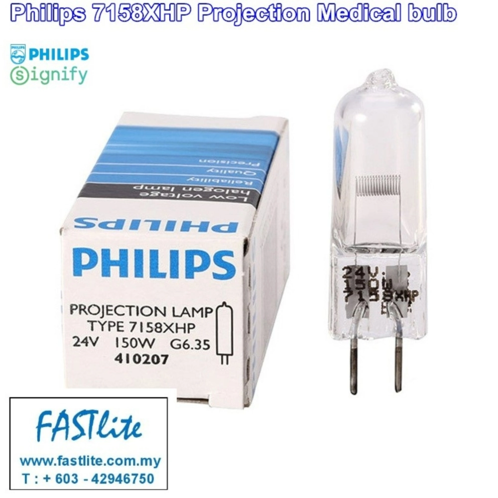 Philips 7158XHP 24v 150w FCS G6.35 capsule Projector bulb (made in Germany)