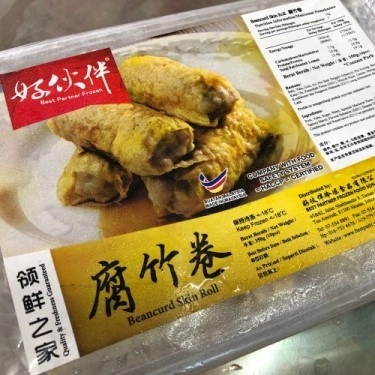 BEST PARTNER BEANCURD SKIN ROLL 350G 好伙伴腐竹卷