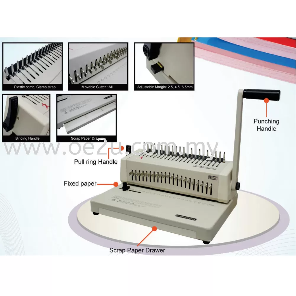 iTBOX C200A Manual Comb Binder