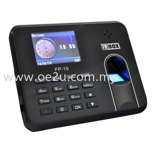 iTBOX FP-10 Fingerprint Time Recorder (NO Software Needed)