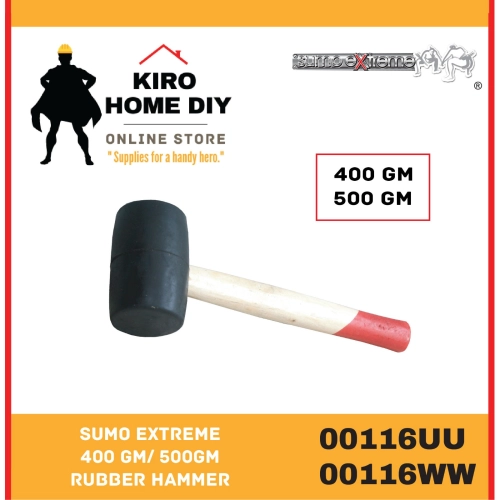 SUMO EXTREME  400 Gram/ 500Gram Rubber Hammer - 00116UU & 00116WW