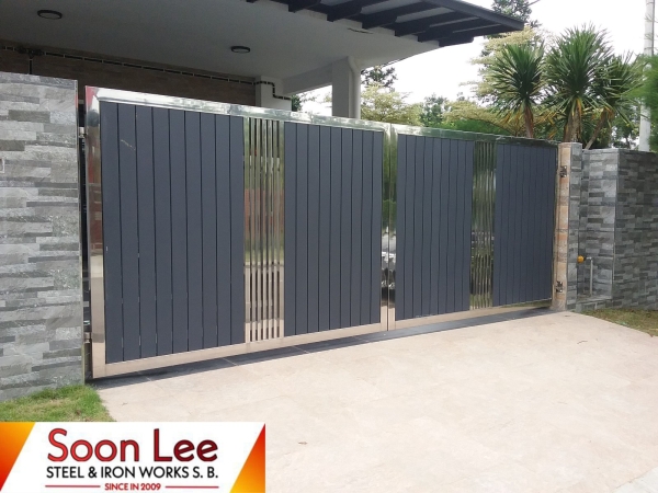  Stainless Steel Gate GATE Johor Bahru (JB), Malaysia, Ulu Tiram Supplier, Suppliers, Supply, Supplies | Soon Lee Steel & Iron Works Sdn Bhd