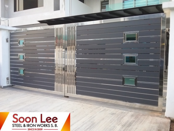  Stainless Steel Gate GATE Johor Bahru (JB), Malaysia, Ulu Tiram Supplier, Suppliers, Supply, Supplies | Soon Lee Steel & Iron Works Sdn Bhd