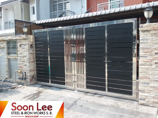  Stainless Steel Gate GATE Johor Bahru (JB), Malaysia, Ulu Tiram Supplier, Suppliers, Supply, Supplies | Soon Lee Steel & Iron Works Sdn Bhd