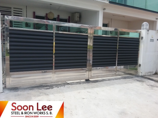  Stainless Steel Gate GATE Johor Bahru (JB), Malaysia, Ulu Tiram Supplier, Suppliers, Supply, Supplies | Soon Lee Steel & Iron Works Sdn Bhd