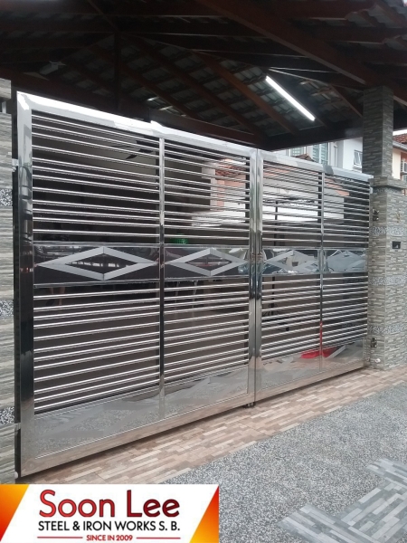  Stainless Steel Gate GATE Johor Bahru (JB), Malaysia, Ulu Tiram Supplier, Suppliers, Supply, Supplies | Soon Lee Steel & Iron Works Sdn Bhd