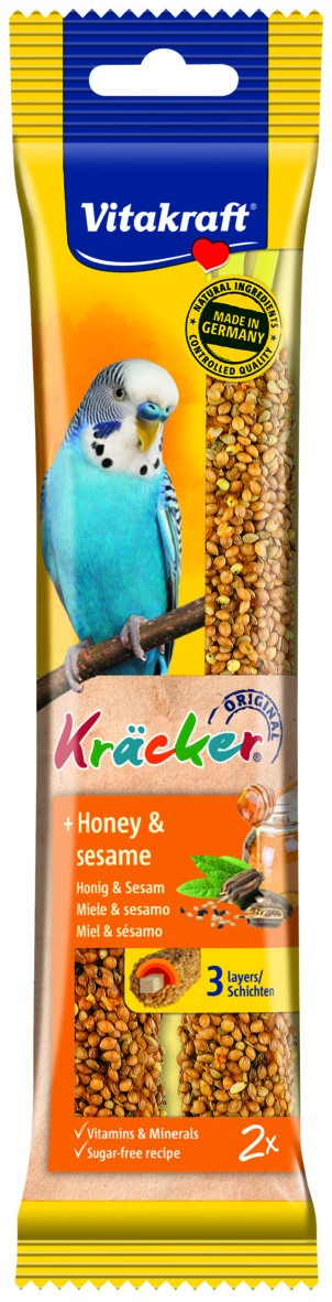 Vitakraft Kracker Honey & Sesame Budgie (2pcs)