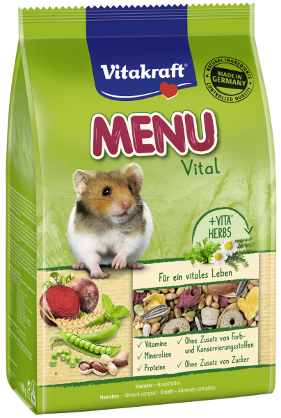 Vitakraft Premium Menu Vital Hamster (400g) Premium Menu Vital Small Animal  Vitakraft Malaysia, Selangor, Kuala Lumpur (KL), Puchong Distributor, Supplier, Supply, Supplies | Progenesis Group Sdn Bhd