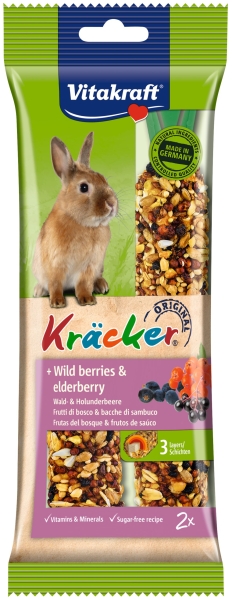 Vitakraft Kracker + Wild Berries & Elderberry Rabbit (2pcs) Kracker Small Animal  Vitakraft Malaysia, Selangor, Kuala Lumpur (KL), Puchong Distributor, Supplier, Supply, Supplies | Progenesis Group Sdn Bhd