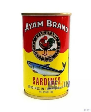 Sardine Ayam K 155gm 鸡标小沙丁鱼  [11520 11521]