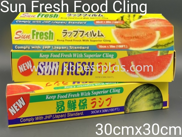 Sun Fresh Food Cling 30cmx30cm Plastic Wrap Penang, Malaysia, Perak, Kedah, Butterworth, Kepala Batas Supplier, Suppliers, Supply, Supplies | KB BESTPLAS ENTERPRISE (M) SDN BHD