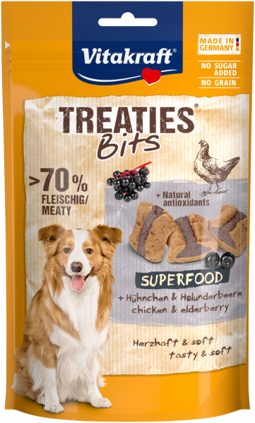 Vitakraft Treaties Bits Chicken & Elderberry Treaties Bits Dog Vitakraft Malaysia, Selangor, Kuala Lumpur (KL), Puchong Distributor, Supplier, Supply, Supplies | Progenesis Group Sdn Bhd