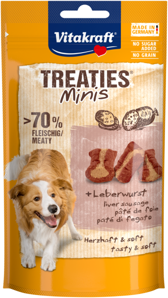 Vitakraft Treaties Minis + Liver Sausage Treaties Mini Dog Vitakraft Malaysia, Selangor, Kuala Lumpur (KL), Puchong Distributor, Supplier, Supply, Supplies | Progenesis Group Sdn Bhd