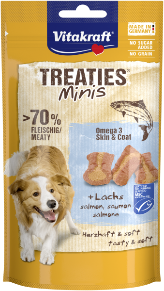 Vitakraft Minis + Salmon Omega 3 Treaties Mini Dog Vitakraft Malaysia, Selangor, Kuala Lumpur (KL), Puchong Distributor, Supplier, Supply, Supplies | Progenesis Group Sdn Bhd