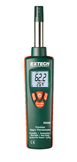 EXTECH RH490 : Precision Hygro-Thermometer