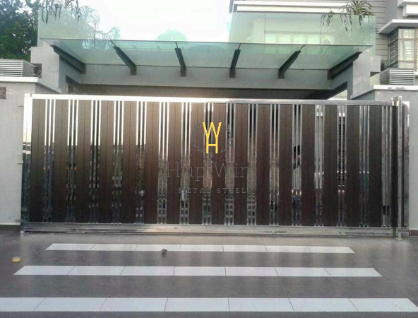  Stainless Steel Gate Johor Bahru (JB), Malaysia, Senai Contractors, Installation Services | Hup Win Sdn Bhd