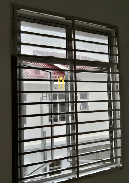  Stainless Steel Window Grill Johor Bahru (JB), Malaysia, Senai Contractors, Installation Services | Hup Win Sdn Bhd