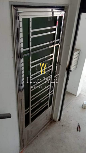  Stainless Steel Door Johor Bahru (JB), Malaysia, Senai Contractors, Installation Services | Hup Win Sdn Bhd