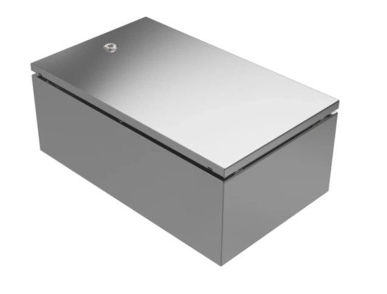 213-4090 - RS PRO Steel Stainless Steel General Purpose Enclosure, IP66, IP69