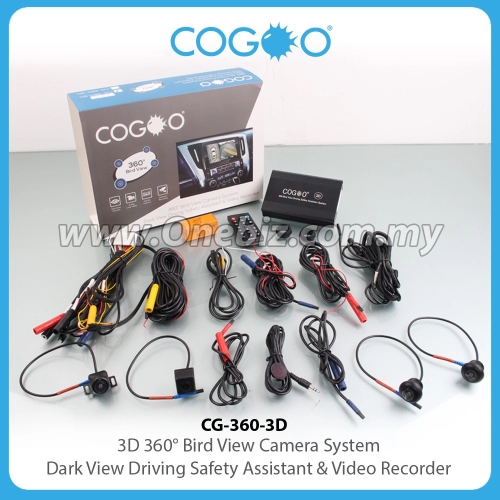 Cogoo 3D Dark View 360 Bird View Camera System Driving Safety Assistant &  Video Recorder -CG-360-3D Car Video Car Camera 360 Bird View Parking Camera  Selangor, Malaysia, Kuala Lumpur (KL), Seri Kembangan