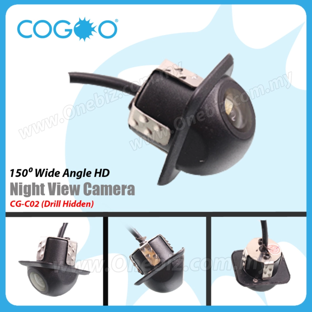 Cogoo Night View Front & Reverse Camera - Drill Hidden CG-C02