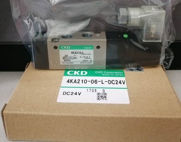 4KA210-06-L-DC24V  Pilot Operated 3, 4, 5-port Solenoid Valves Solenoid Valve CKD Selangor, Malaysia, Kuala Lumpur (KL), Klang Supplier, Suppliers, Supply, Supplies | Nam Tong Engineering