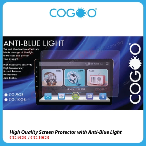 Cogoo High Quality Screen Protector with Anti-Blue Light - CG-9GB / CG-10GB