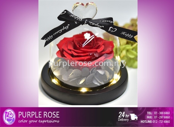 Preserved Flowers Set 09 Preserved Flowers Johor Bahru (JB), Malaysia, Singapore Supply, Supplier, Delivery | Purple Rose Florist & Gifts