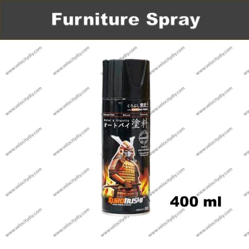 （黑武士喷漆/家私喷漆）SAMURAI Furniture Solid Spray Paint 400ml Perabot Spray Tin Cat