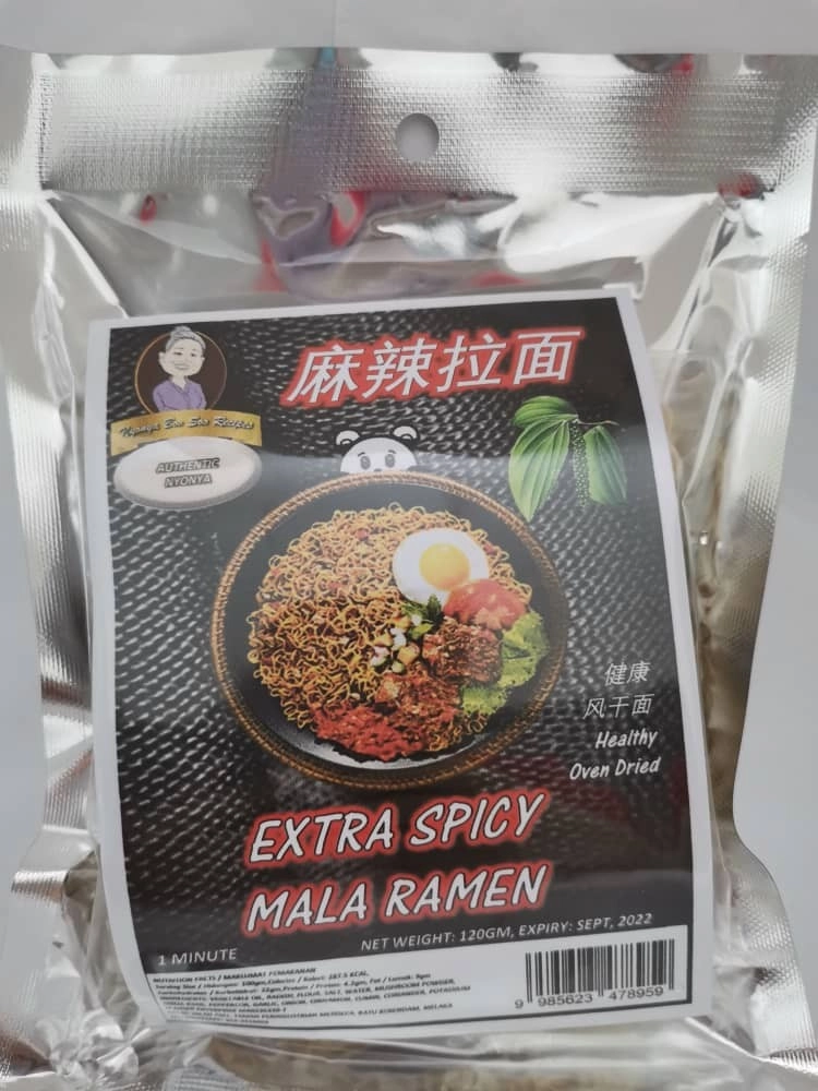 NYONYA BOO MALA RAMEN 120G